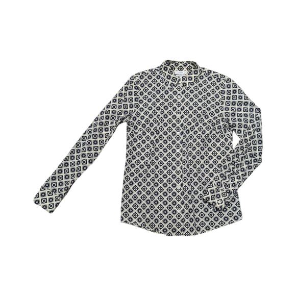 J. Crew Black and White Button Down Shirt - Picture 2 of 5